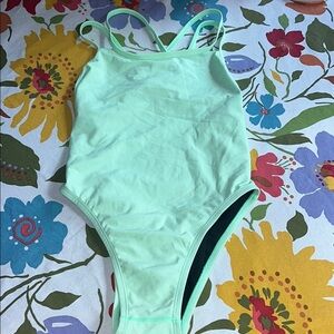Jolyn Clothing Light Mint Green Athletic One-Piece Swimsuit
